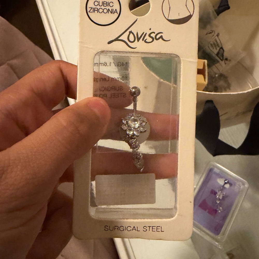 Claire's Silver Cubic Zirconia Earrings
